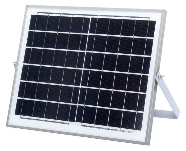Faro Led 40W Nero con pannello solare IP67 Bianco freddo 6500K Dimmerabile con telecomando e crepuscolare Aigostar