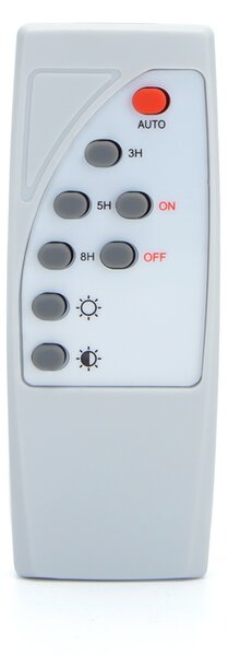 Faro Led 25W Nero con pannello solare IP67 Bianco freddo 6500K Dimmerabile con telecomando e crepuscolare Aigostar