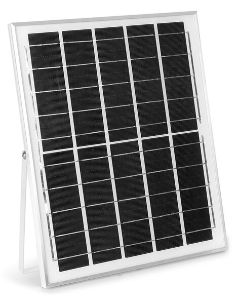 Faro Led 100W Nero con pannello solare IP66 Bianco freddo 6500K Dimmerabile con telecomando e crepuscolare Aigostar