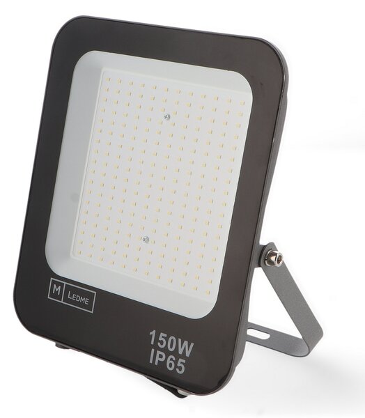 Faro proiettore Led Napoli 150W Nero da esterno IP65 Bianco freddo 6000K M LEDME