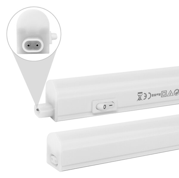 Reglette Led sottopensile 4W da 30cm Bianco caldo 3000K Aigostar