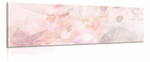 Stampa su tela – Foglie autunnali in tonalità rosa