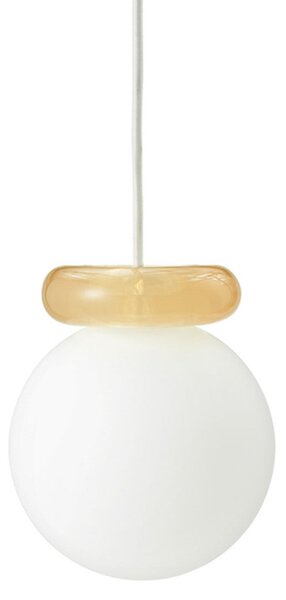 Lampada a sospensione Normann Copenhagen, Hinx, dimmerabile, Beige, Cucina, Vetro, Design
