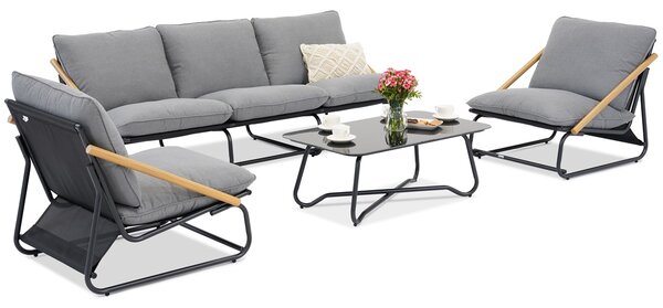 Set di mobili da giardino Osuna Garden Point antracite