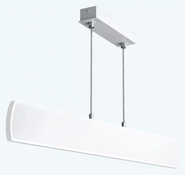 Doporro Lampadario a Sospensione 20W, 100 cm, Metallo Base, Lunghezza Filo 150 cm, Altezza regolabile, Lampada da Soffitto a Sospensione per Camera da Letto e Soggiorno, Bianco, Alivetta