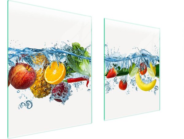 Piatto Protettivo In Vetro Per Cuore 85X52 Frutta