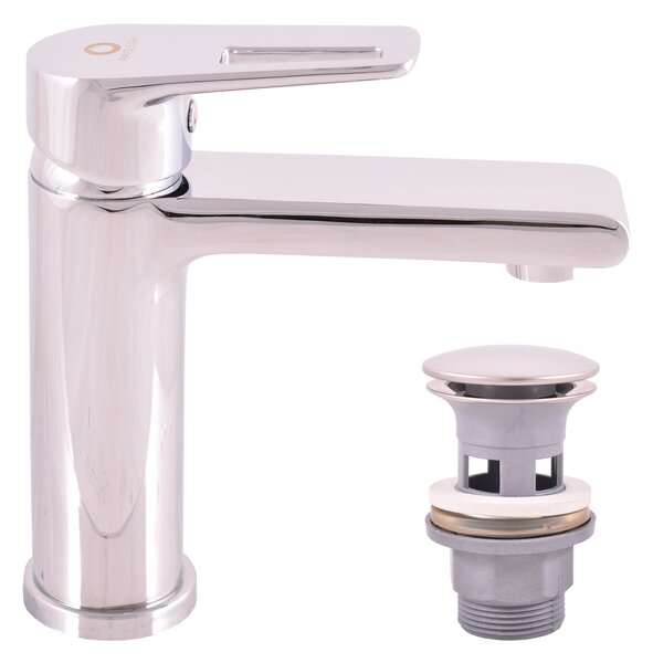 Slezák-RAV Slezák Rav Miscelatore per lavabo con bocca click-clack CO229 Colore: cromo, Misura: 3/8''