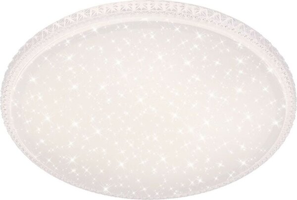 Lampada da soffitto a LED dimmerabile con telecomando CCT 48 W bianco metallo-plastica Briloner