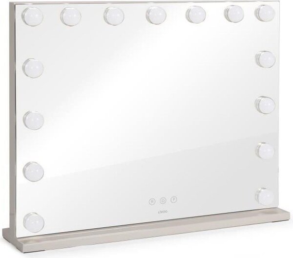 Specchio illuminato 24w grigio Livoo DOS207