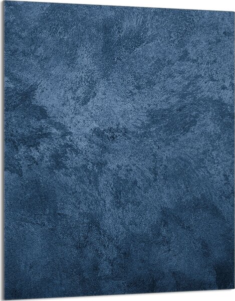 Piastra copriforno 40x52 Coperchio per piano cottura in Vetroceramica Paraspruzzi Piatto in vetro Tagliere decorativo, blu ardesia