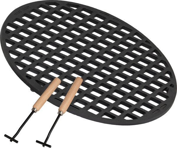 Griglia in ghisa BBQ-Toro Ø 54 cm, per griglia a bollitore Ø 57 cm, già cotta - precostituita