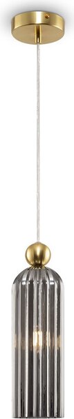 Lampada a sospensione dorata in vetro, Antic Maytoni E14 dimmerabile, 40 W, senza lampadina