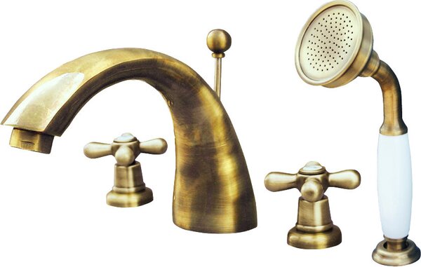 Slezák-RAV Rubinetto per vasca da bagno MORAVA OLD BRASS, Colore: old brass, Dimensione: 3/8''