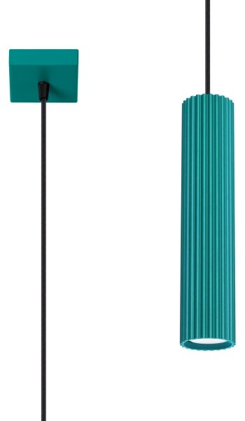 Brilagi - Lampadario LED a sospensione su cavo CRESTO 1xGU10/10W/230V turchese