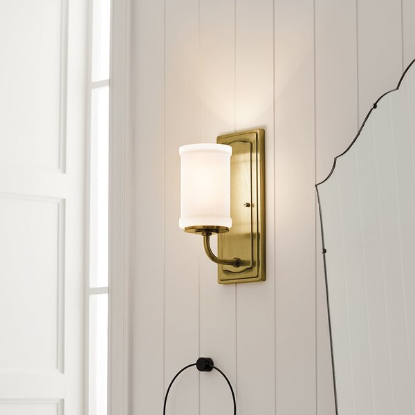Applique da parete KICHLER, Vetivene, Dorato / Ottone, Bagno, Metallo