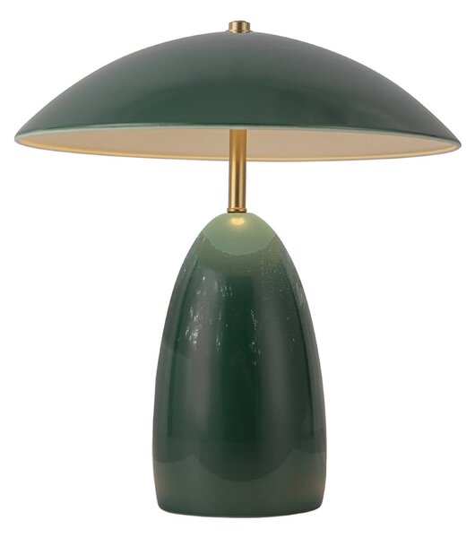 Lampade da tavolo Elstead, Poppy, dimmerabile, Verde, Soggiorno, Alluminio, Vintage