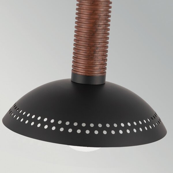 Lampada a sospensione Elstead, Arden, dimmerabile, Nero, Soggiorno, Alluminio, Moderno