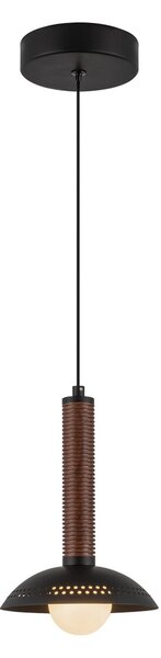 Lampada a sospensione Elstead, Arden, dimmerabile, Nero, Soggiorno, Alluminio, Moderno