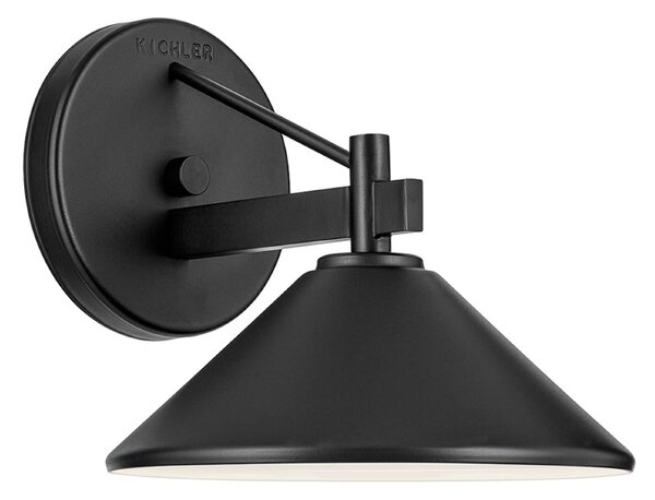 Lampade da esterno KICHLER, Ripley, dimmerabile, Nero, Alluminio, Moderno