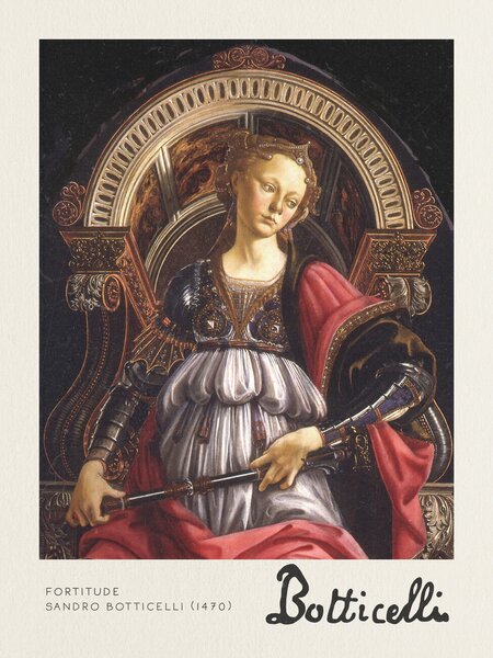 Stampa artistica Fortitude - Sandro Botticelli, (30 x 40 cm)
