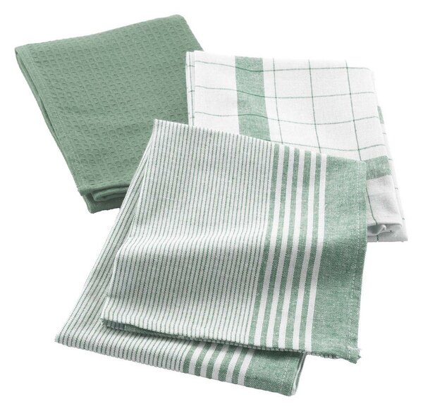 Set di strofinacci in cotone 3 pz 50x70 cm Vibrato – douceur d'intérieur