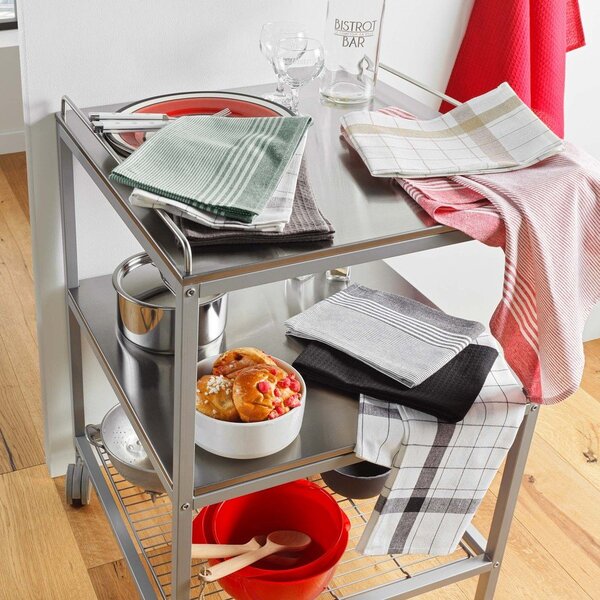 Set di strofinacci in cotone 3 pz 50x70 cm Vibrato – douceur d'intérieur