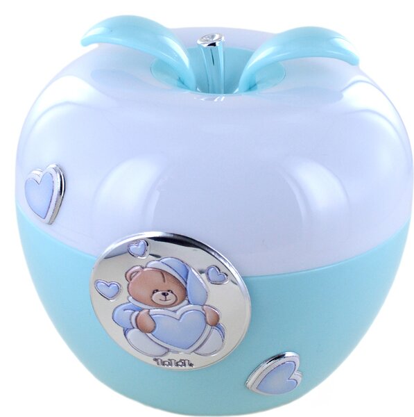 NANAN Lampada Cameretta Bambini con Melodia colore Azzurro - Mela
