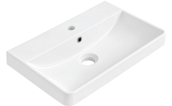Mexen Dagna lavandino integrato nel piano 50 x 35 cm, bianco - 21995100