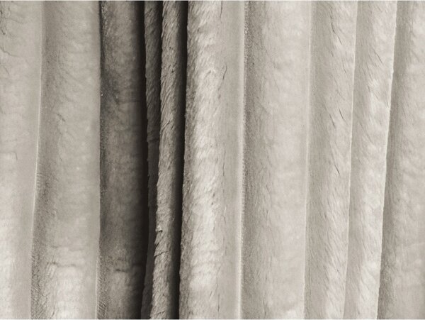 Divano beige allungabile/con contenitore con rivestimento in velluto a coste 252 cm Kona – Makamii