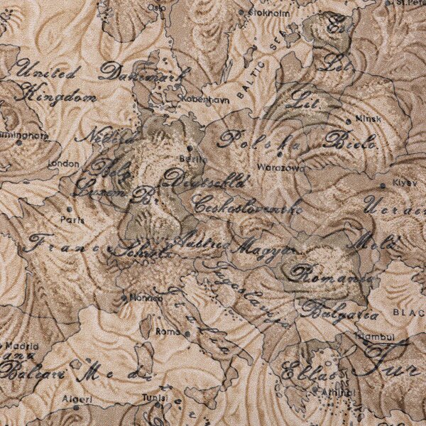 Completo Copripiumino MATRIMONIALE Geo Country UNICA Raso Di Cotone Caleffi