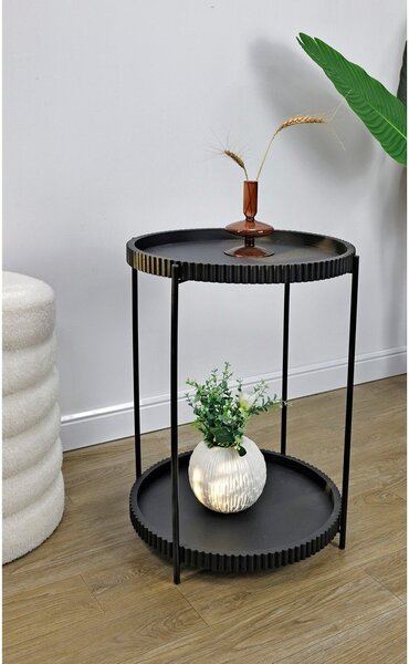 Tavolino rotondo in metallo ø 42 cm Herdys – Yes Everyday