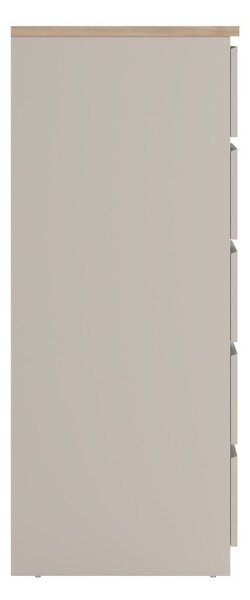 Cassettiera color crema 77x121x50 cm Naia – Tvilum