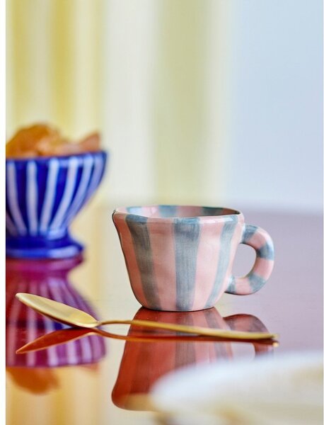 Tazzina per espresso verde chiaro/rosa chiaro in ceramica 110 ml Nini – Bloomingville