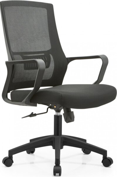 DecHome Sedia Ergonomica Ufficio Sedia da Scrivania Operativa Tan con Ruote e Braccioli colore Nero - HF807321