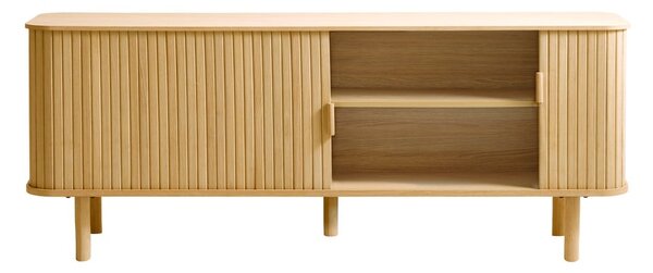 Tavolo TV in rovere naturale 56x160 cm Cavo - Unique Furniture