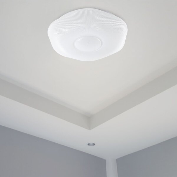 Plafoniera LED dimmerabile 40W 230V 3000-6500K 40 cm bianco + telecomando