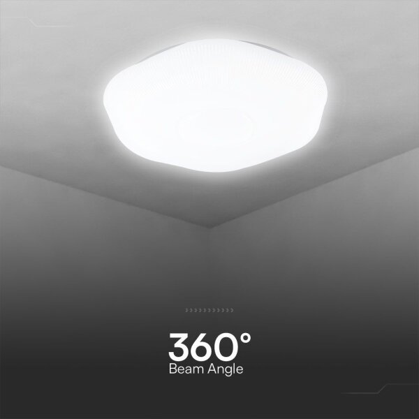 Plafoniera LED dimmerabile 40W 230V 3000-6500K 40 cm bianco + telecomando