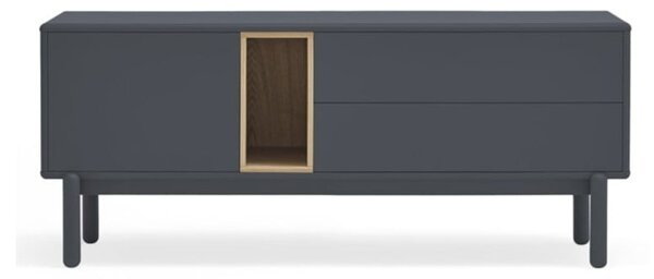 Tavolo TV grigio scuro 140x56 cm Corvo - Teulat