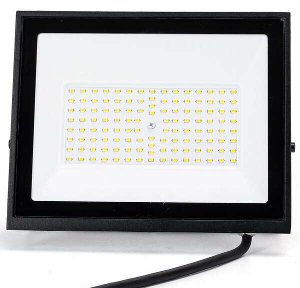 Faro proiettore Led Slim 70W Nero da esterno IP65 Bianco freddo 6500K Aigostar