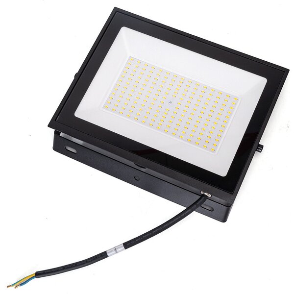 Faro proiettore Led Slim 100W Nero da esterno IP65 Bianco neutro 4000K Aigostar