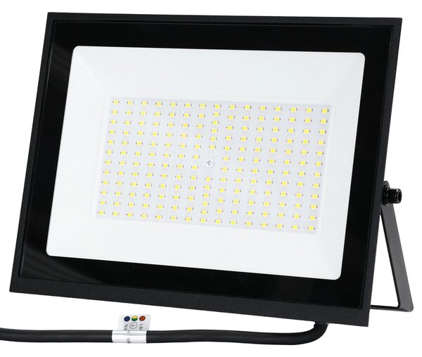 Faro proiettore Led Slim 100W Nero da esterno IP65 Bianco freddo 6500K Aigostar