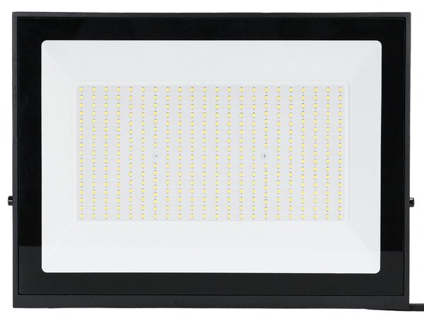 Faro proiettore Led Slim 200W Nero da esterno IP65 Bianco freddo 6500K Aigostar