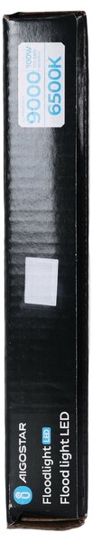 Faro proiettore Led Slim 100W Nero da esterno IP65 Bianco freddo 6500K Aigostar