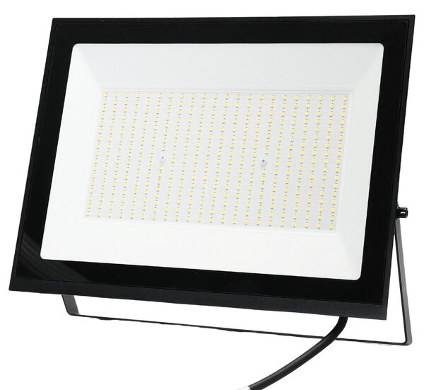 Faro proiettore Led Slim 200W Nero da esterno IP65 Bianco freddo 6500K Aigostar