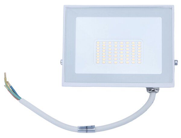 Faro proiettore Led Slim 30W Bianco da esterno IP65 Bianco freddo 6500K Aigostar