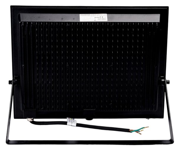 Faro proiettore Led Slim 200W Nero da esterno IP65 Bianco neutro 4000K Aigostar