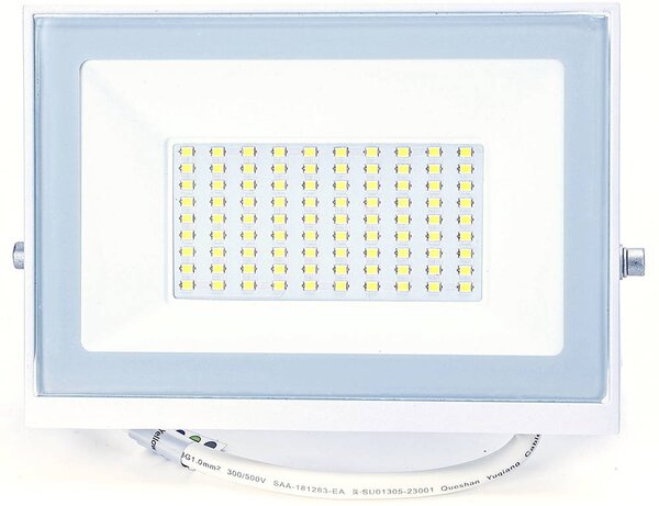 Faro proiettore Led Slim 50W Bianco da esterno IP65 Bianco freddo 6500K Aigostar