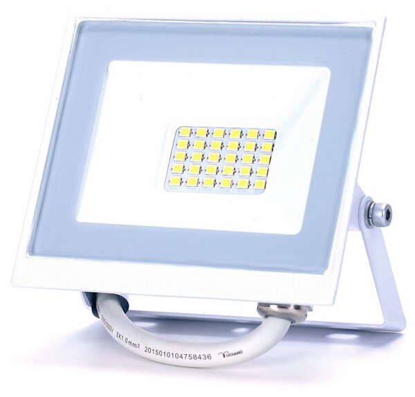 Faro proiettore Led Slim 20W Bianco da esterno IP65 Bianco freddo 6500K Aigostar