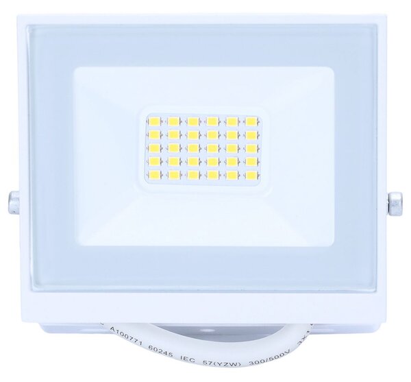 Faro proiettore Led Slim 20W Bianco da esterno IP65 Bianco neutro 4000K Aigostar