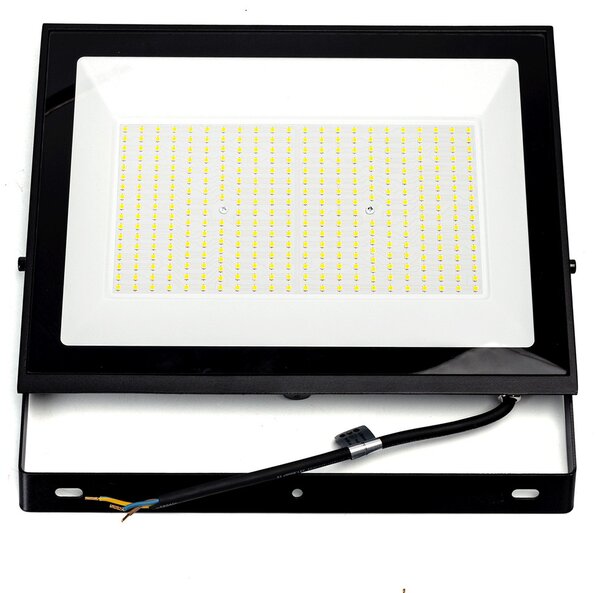 Faro proiettore Led Slim 200W Nero da esterno IP65 Bianco neutro 4000K Aigostar